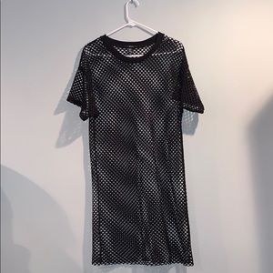 Long Mesh Top (Size Sm)